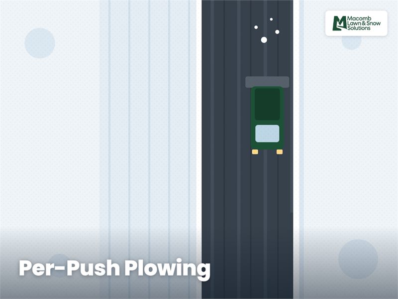 Per-push driveway plowing in Macomb County
