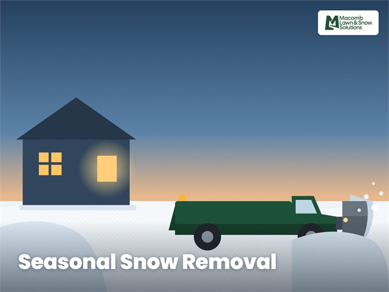 Seasonal snow removal contracts
